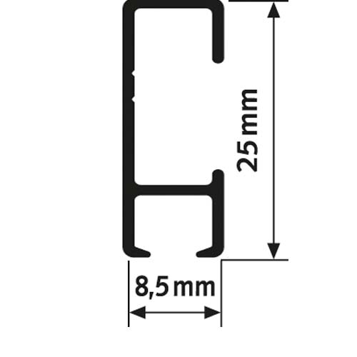 clickrail schwarz 